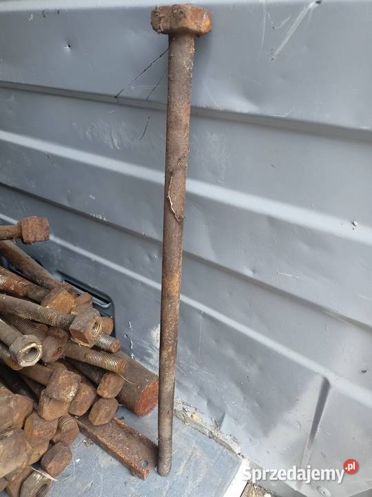 Śruby do bel konstrukcyjnych ponad 100 letnie wielkopolskie Poznań