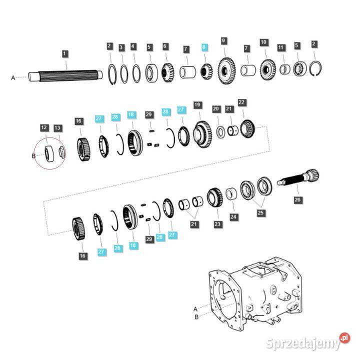Łożysko 6304B 20 x 52 x 15 mm LS XJ25 LS MT125 podkarpackie Tajęcina