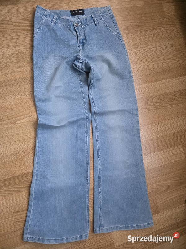 Spodnie szerokie dżinsowe mazowieckie Warszawa sprzedam