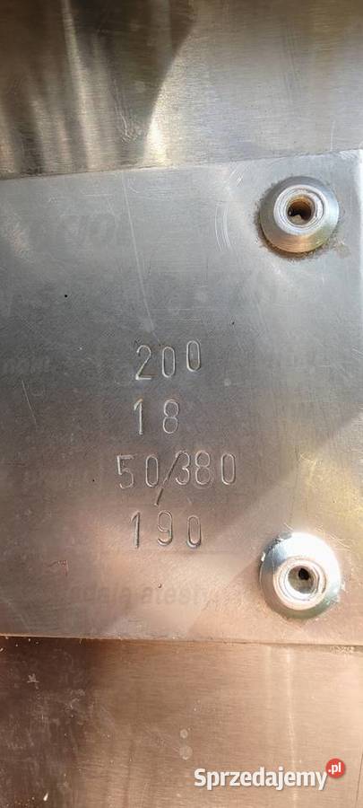 Kocioł warzelny elektryczny 200 litrów Ostrołęka