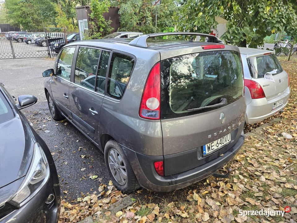 Renault Espace 20Turbo benzyna 2004r uszkodzony Warszawa