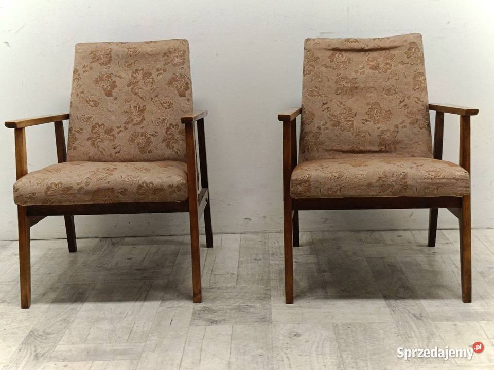 fotel fotele PRL Śniezka design lata 70te Radomsko