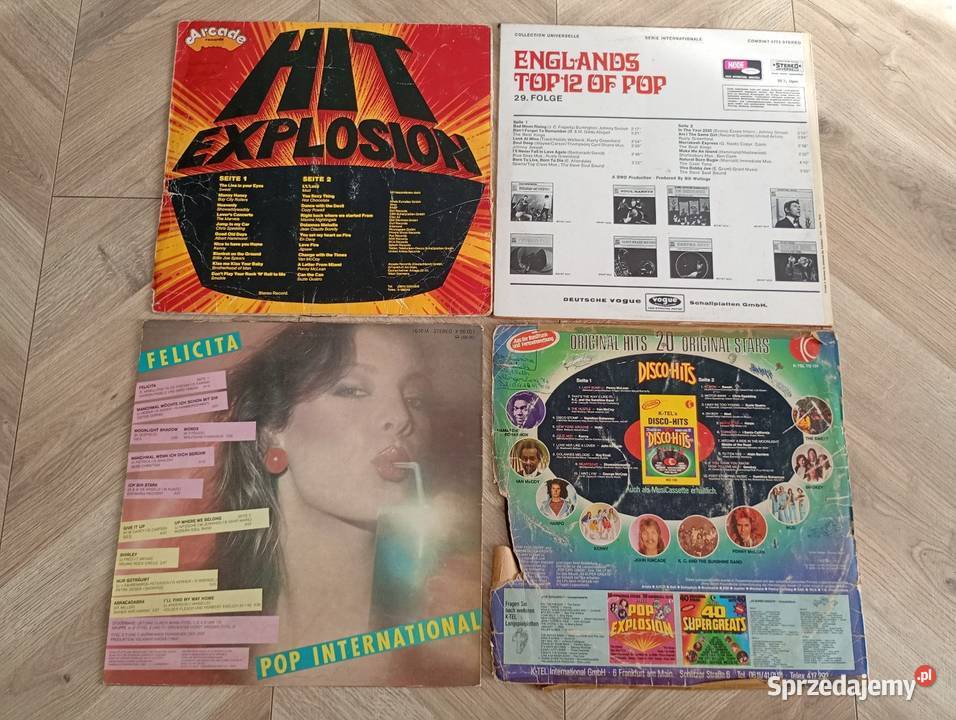 Zestaw 4 płyt winylowych LP Przeboje Disco Pop Krosno Odrzańskie
