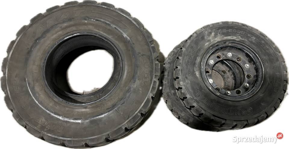 Opony pełne Toyota 25 70012 i 6009 zestaw opon 4 12cale Koziegłowy