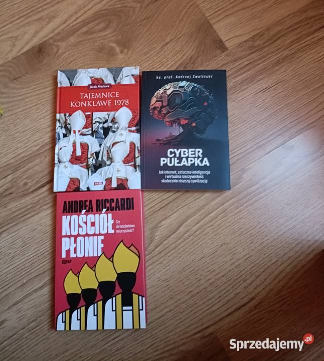 Zestaw trzech książek religijnych Książki naukowe i popularnonaukowe sprzedam