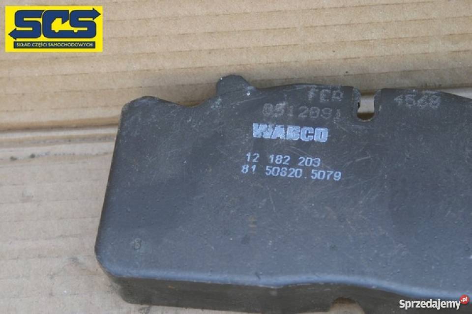 MAN KLOCKI HAMULCOWE WABCO 81508205079 NOWE ciężarowe Bieleń