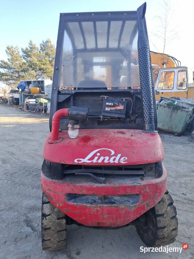 Wózek widłowy Linde H25D przesów boczny wideł Targoszyn