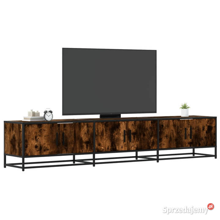 Szafka pod TV przydymiony dąb 210x35x41
