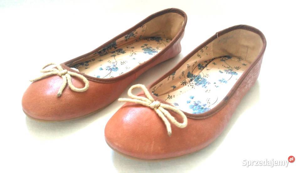 Buty brązowe Baleriny r 375 Morgan stan skóra ekologiczna