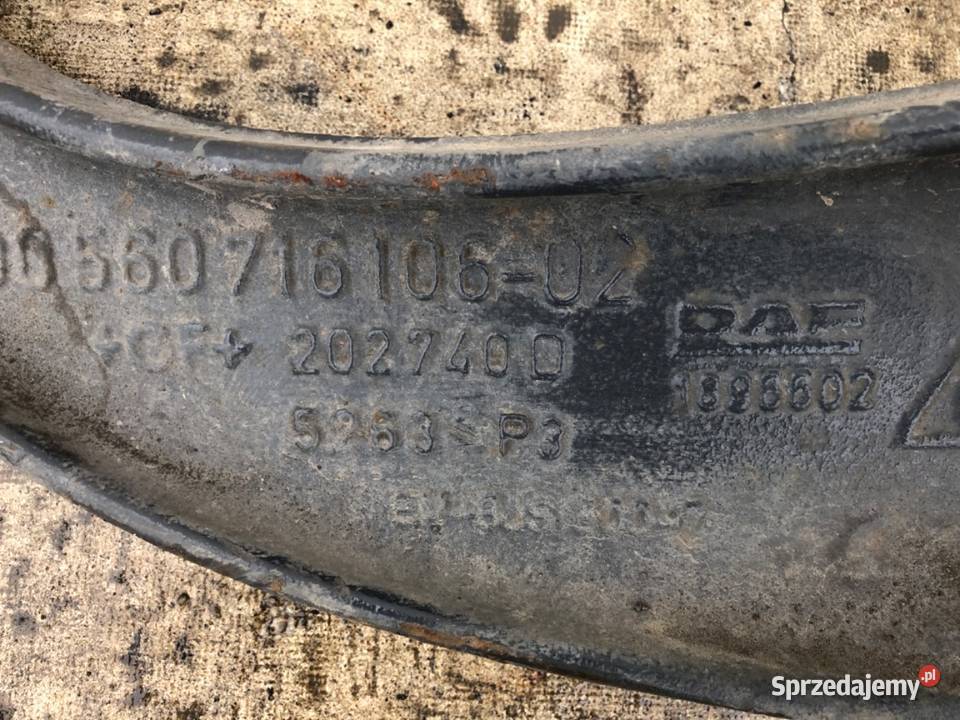 MOCOWANIE PODUSZEK PRAWE DAF XF 1896602 ciężarowe