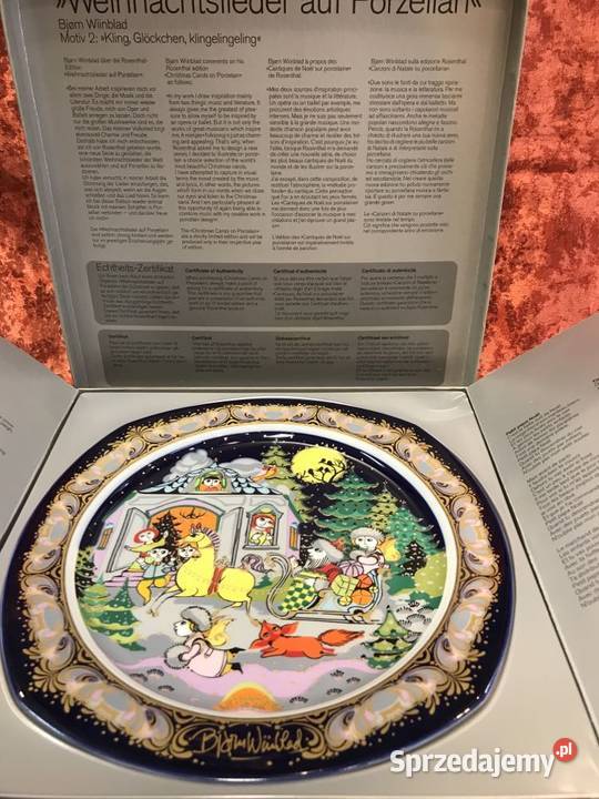 Talerz Rosenthal Bjrn Wiinblad Kolędy na Kielce sprzedam