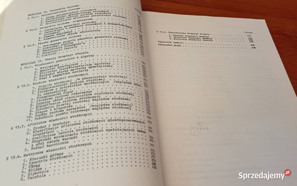 Geometria analityczna I roku matematyki Cz 2 pomorskie Gdańsk sprzedam