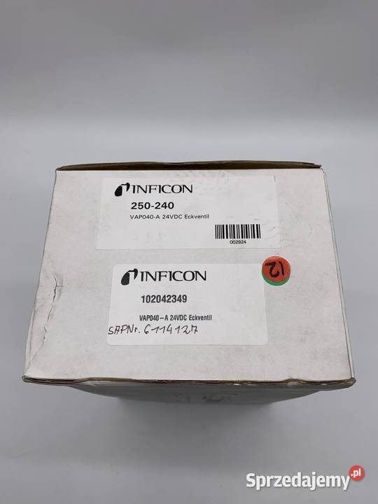 Inficon VAP040A PN 250240 Angle Valve Warszawa