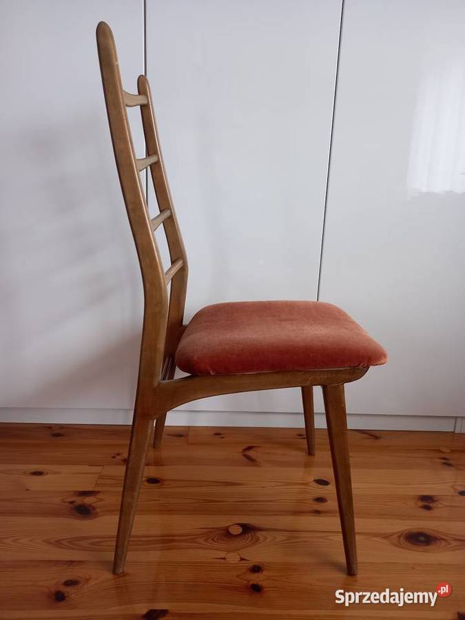 Niemieckie krzesła tekowe habeo vintage lata 60 Rawicz