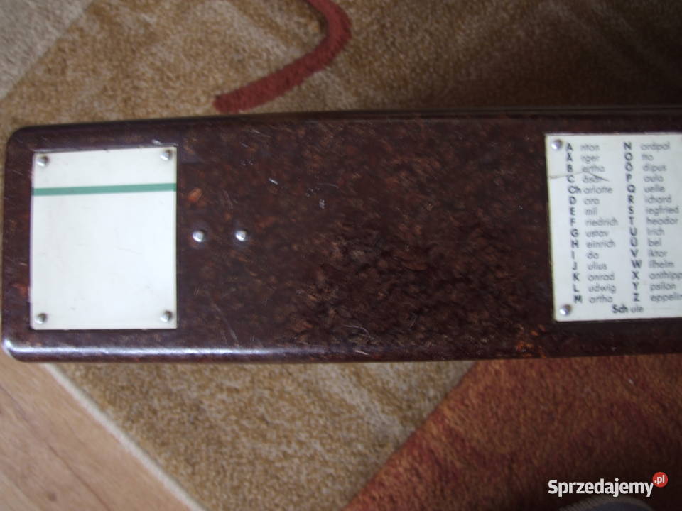 Niemiecki telefon polowy II wojna Zduńska Wola