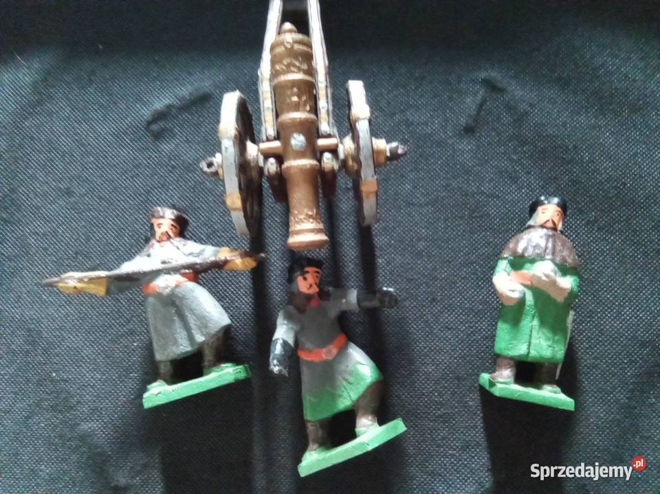 Obsługa armaty Żołnierzyki PRL potop szwedzki