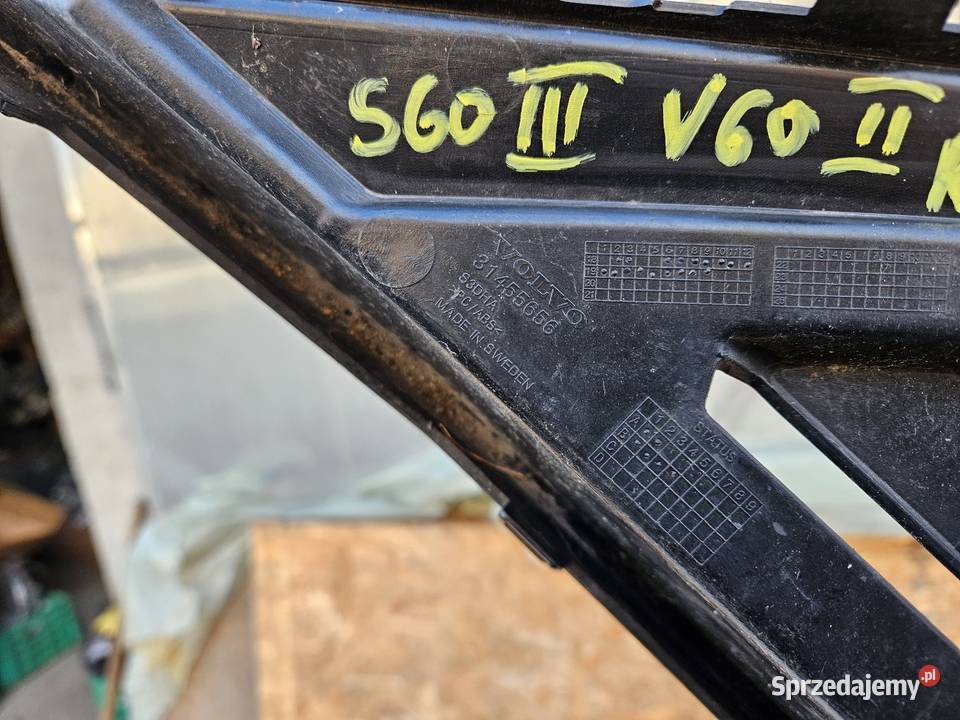 VOLVO V60 S60 RDESIGN KRATKA ŚRODKOWA ZDERZAKA Międzychód
