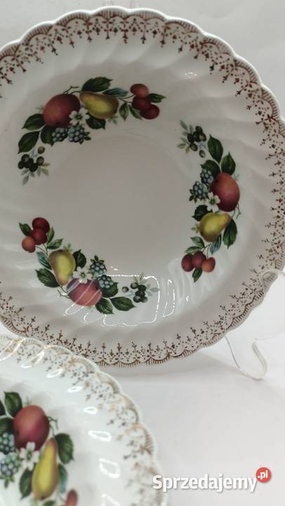 Talerze angielskie owocowy motyw Zamość sprzedam