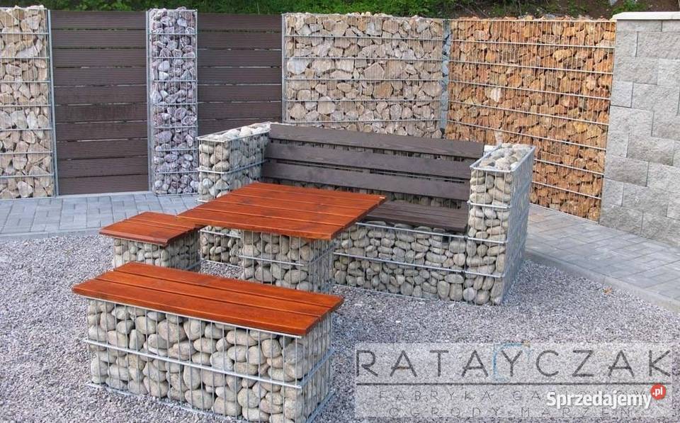 Zestaw mebli ogrodowych grill kanapa stół ławka Bydgoszcz