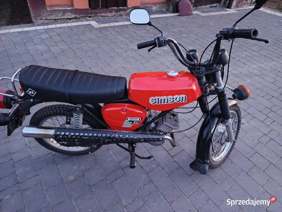 Simson S51 enduro zarejestrowany 1990 Simson Parczew sprzedam