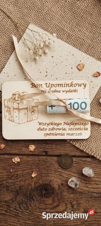 EKO drewniany Bon Podarunkowy SzubalaArt Krapkowice