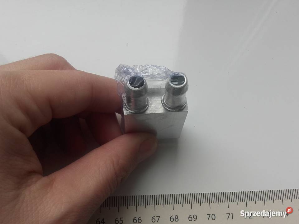 Aluminiowy blok wodny 30mm element chłodnicy Bydgoszcz sprzedam