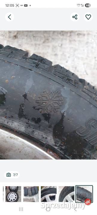 Felgi stalowe z oponami mercedesa 2055516 wielkopolskie Oborniki