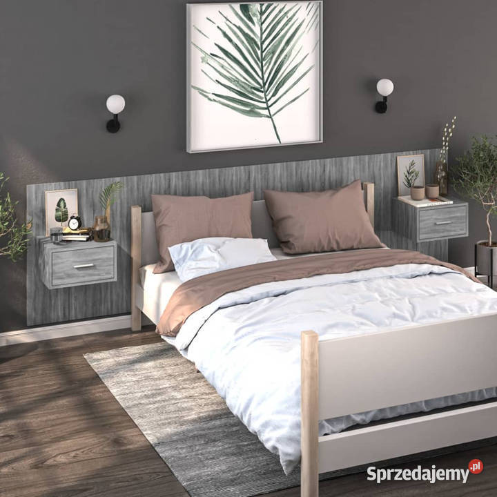 Wisząca szafka nocna szary dąb sonoma WM816954 Warszawa sprzedam