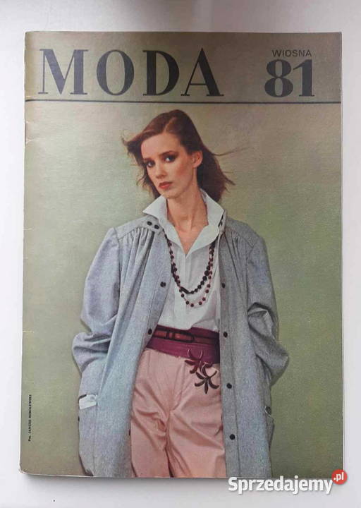 moda PRLu Moda wiosna 81 czasopismo z wykrojami Łódź
