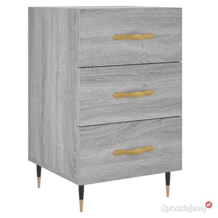Szafka nocna szary dąb sonoma 40x40x66 WM827642 Warszawa
