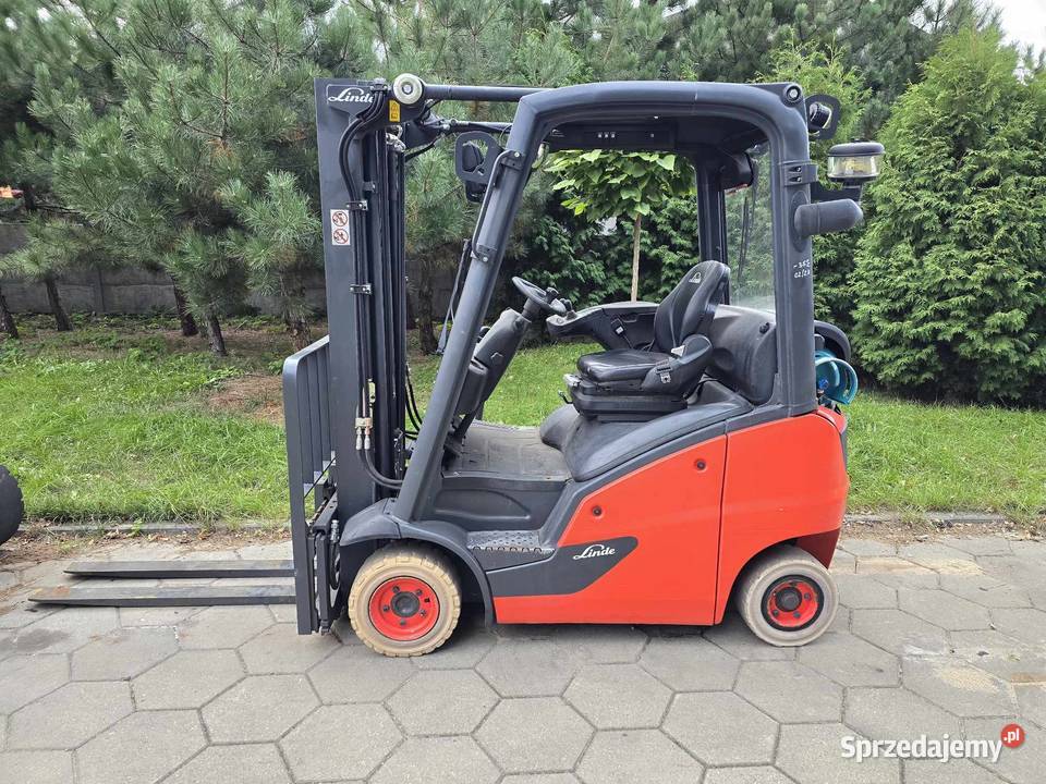 Linde H16T01 Triplex 4 sekcje półkabina import Godziesze Małe