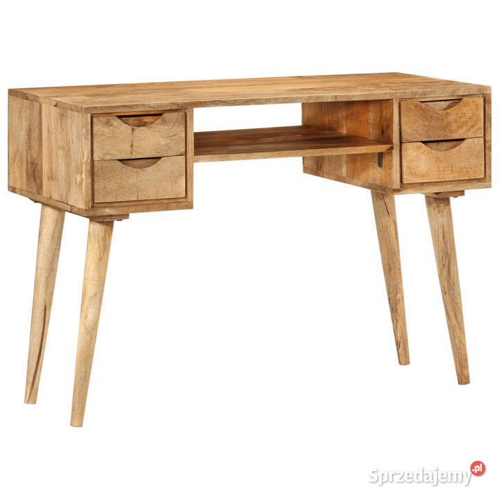 Biurko z szufladami 110x47x76 lite drewno mango mazowieckie Warszawa