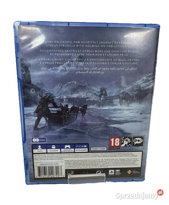 Gra God of War Ragnark PlayStation 4 Elbląg