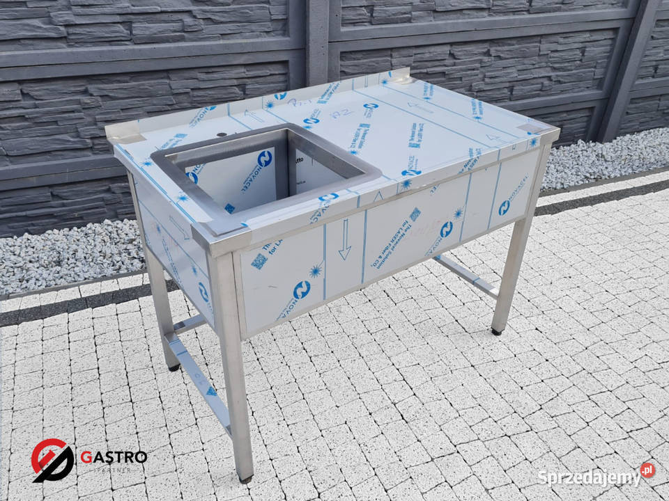 Zlew gastronomiczny 1 komorowy bez półki komora Gastronomia Ostrów Wielkopolski