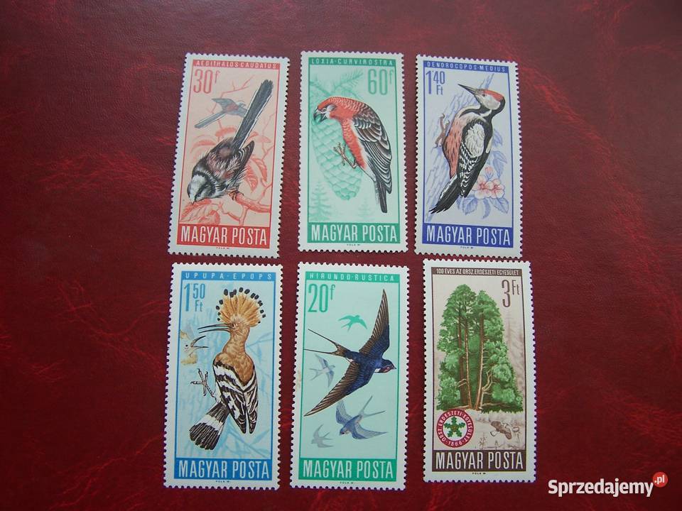 Węgry 1966 MNH Mi223136 Fauna Ptaki Kolekcje Tychy