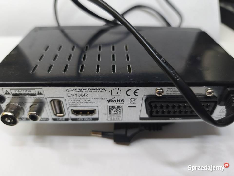 Sprzedam dekoder Esperanza DVB T2 EV106R HDMI Gdańsk