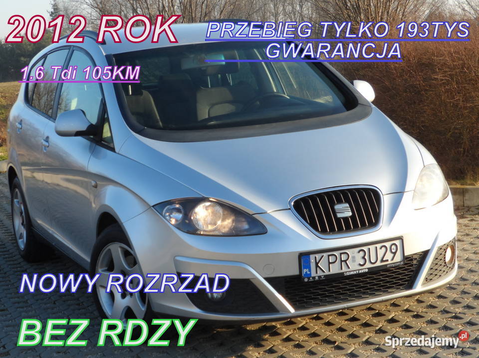 SEAT Altea XL 16 Tdi 105Zimówki Nowy Rozrząd małopolskie Bochnia