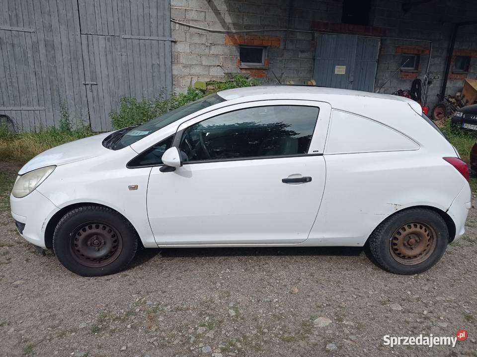 Opel Corsa D Van 12 55 kW 2008 r dawca części wielkopolskie Szklarka Myślniewska