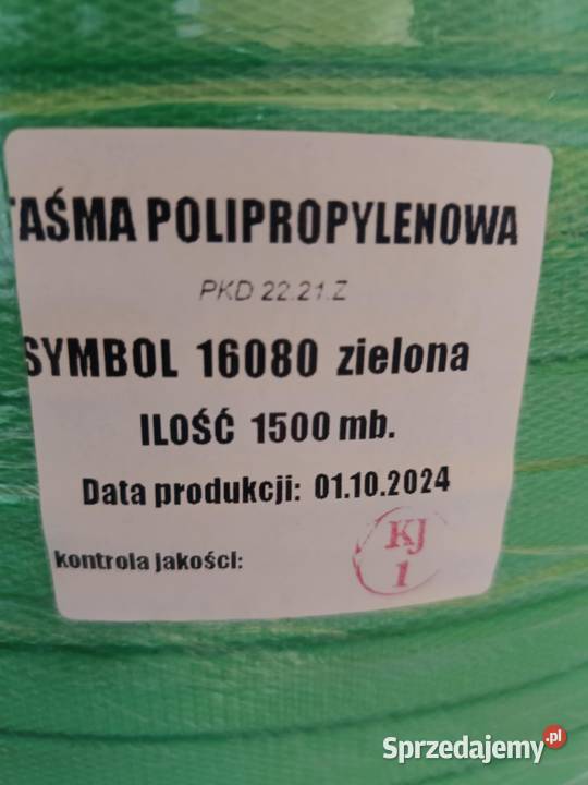 Tasma polipropylenowa pp zapinki napinacz Wierzbica