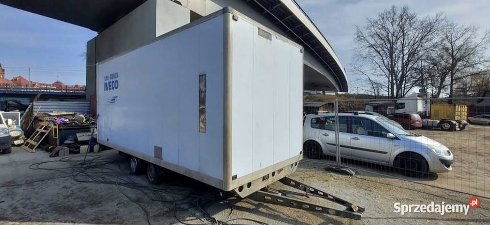 Przyczepa kontener idealna pod domek Tiny house chłodnie pomorskie Czersk