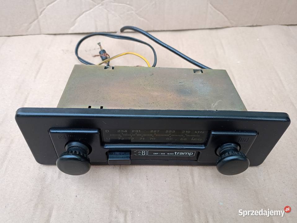 Radio samochodowe Unitra Diora Tramp SMP302 Prl osobowe Leszno