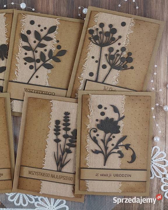 Ręcznie robione kartki okolicznościowe w stylu kujawsko-pomorskie Zbójno