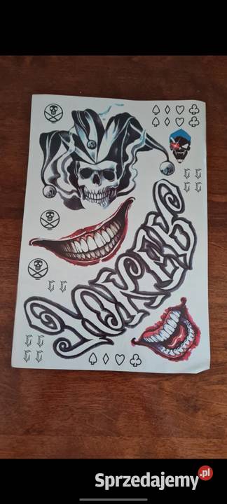Tatuaże 9 sztuk joker harlequin harleen quinzel Bielsko-Biała