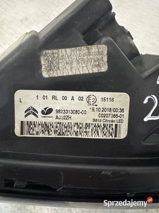 Światło do jazdy dziennej Led Citroen C3 III osobowe Jasienica