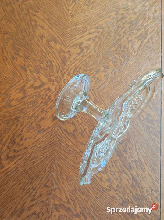 zabytkowa patera do ciast antyk vintage huta świętokrzyskie Kielce