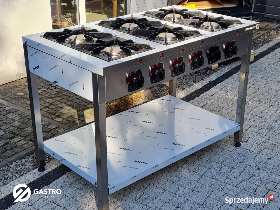 Nowa Kuchnia gazowa 6 palnikowa z gwarancją Ostrów Wielkopolski sprzedam