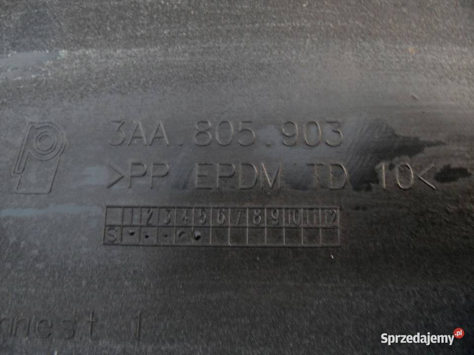 PASSAT B7 16 TDI 13r dokładka spojler zderzaka osobowe sprzedam