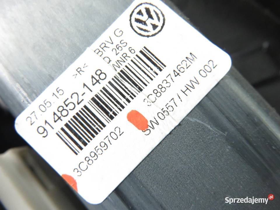 PODNOŚNIK SZYBY PRAWY PRZEDNI VW CC 3C0959792C małopolskie