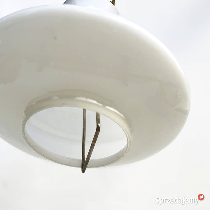 Lampa wisząca Kamenick enov Czechosłowacja lata biały Oświetlenie Warszawa