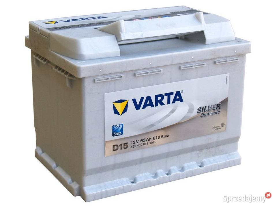 Akumulator VARTA Silver Dynamic D15 63Ah 610A Ustka